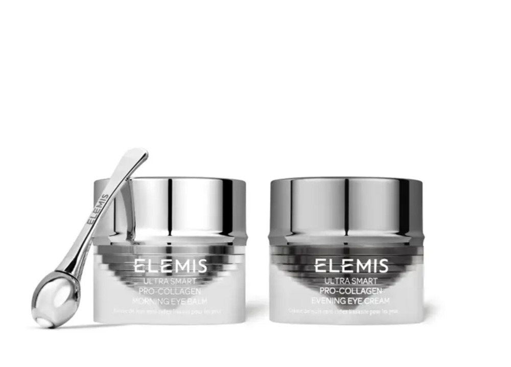 ELEMIS ULTRA SMART Pro-Collagen Eye Treatment AM/PM Duo (2x 10ml Jars) *SEALED*